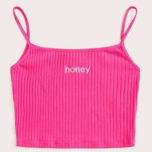 Pink Crop Top